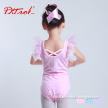 Wholesale leotards gymnastics flutter sleeve ballerina dance kids ballet leotard for girls D031008